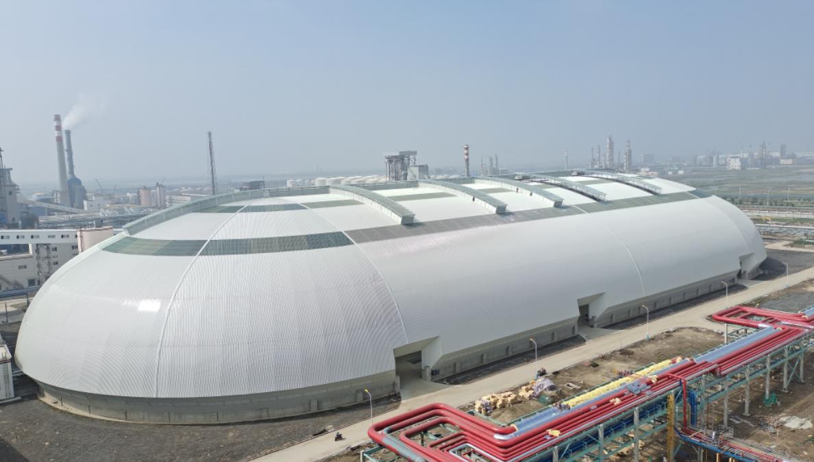 滄州旭陽化工有限公司蘭炭棚網架