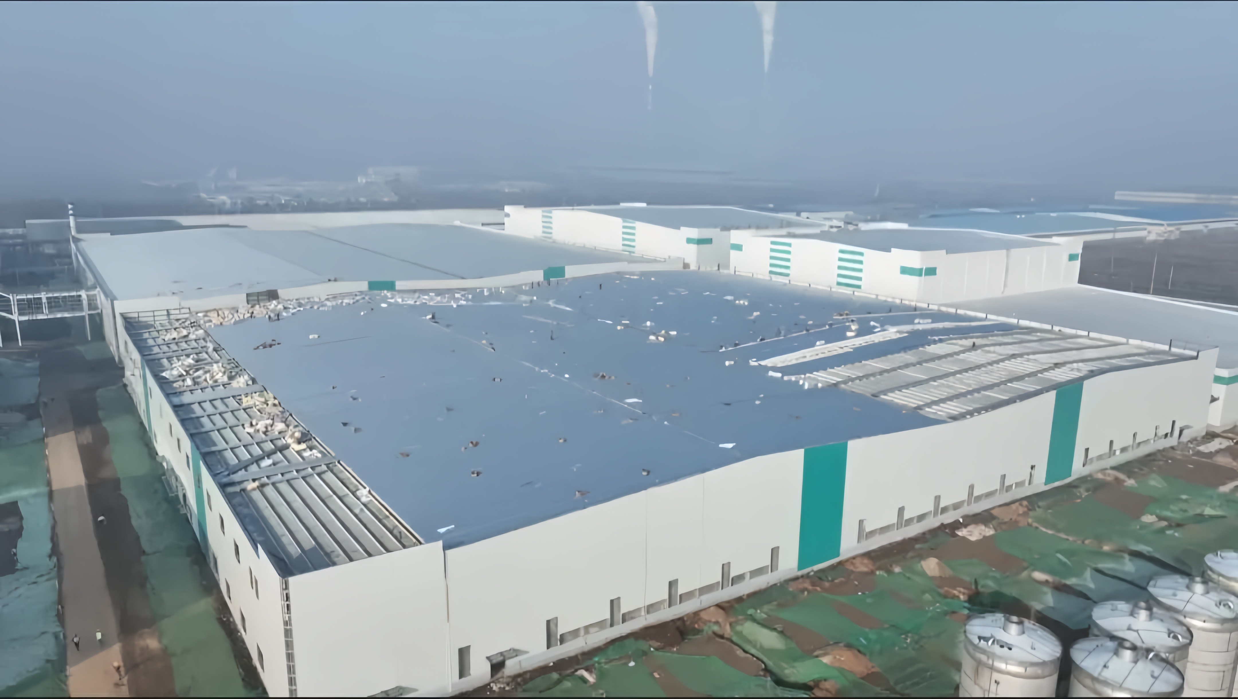 華潤(rùn)雪花啤酒工廠項(xiàng)目濟(jì)南工廠-聯(lián)合車間及綜合樓等土建工程鋼結(jié)構(gòu)工程