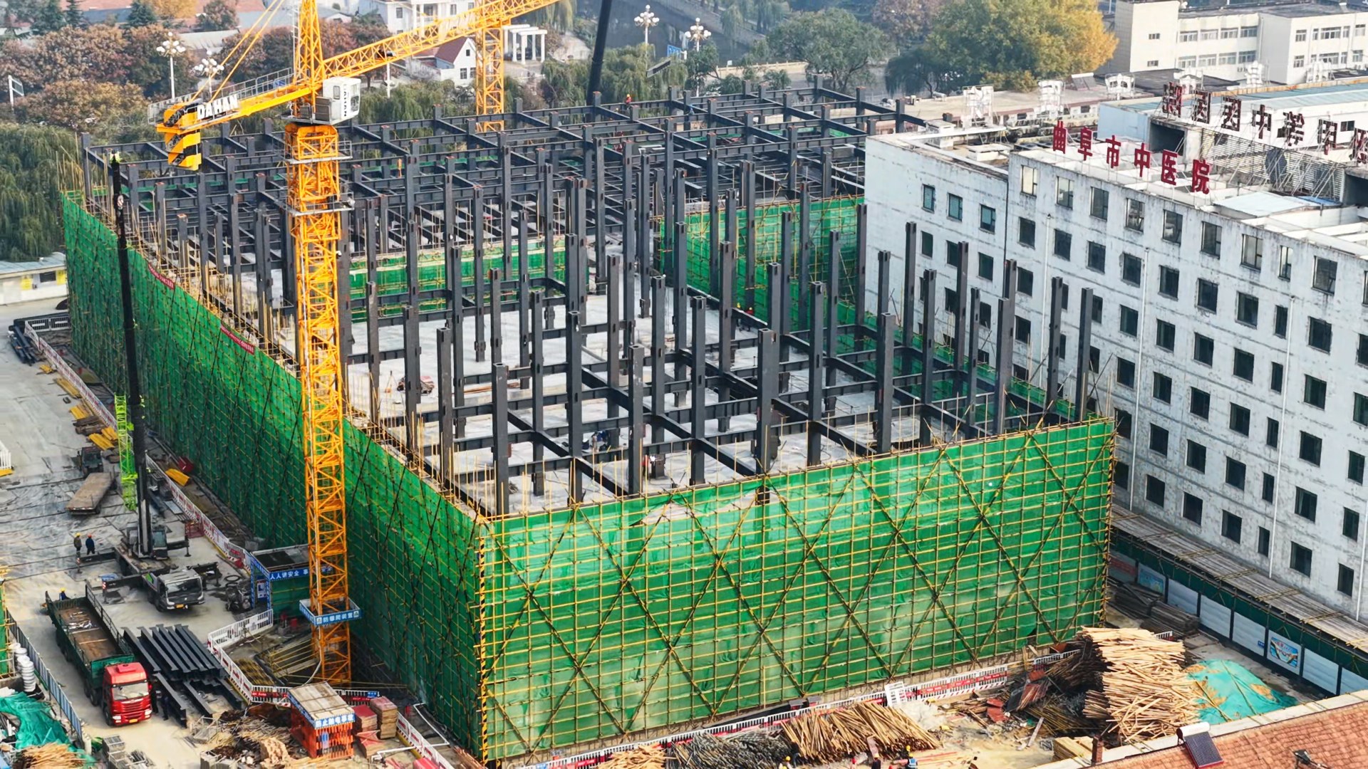 曲阜市中醫院門診病房綜合樓（加建）鋼結構